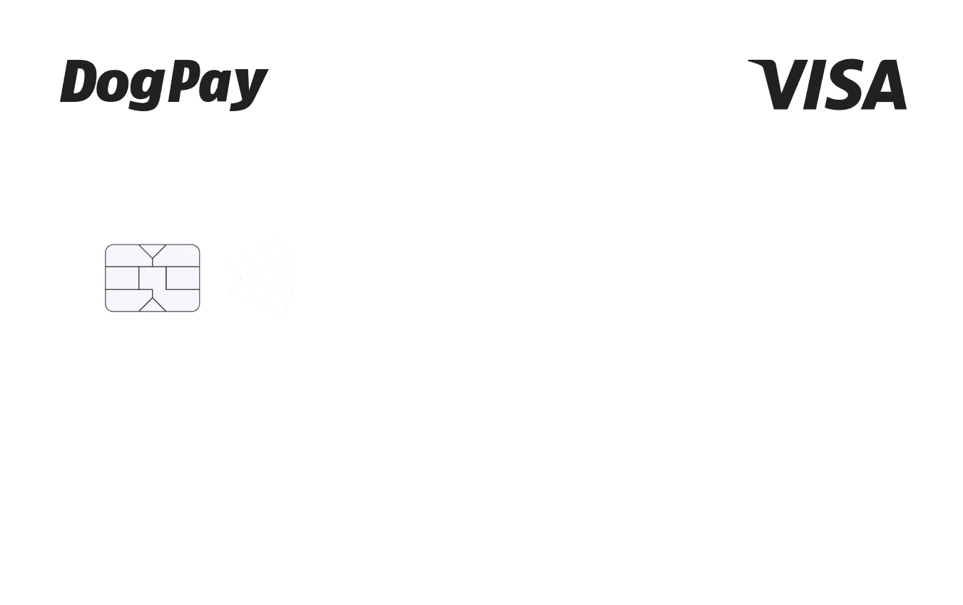 Preview of a customized DogPay card